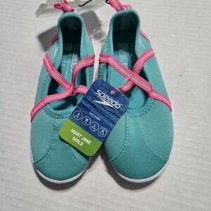 Speedo Water Shoes Toddler Girl Mary Jane Turquoise and Pink Choose Size S-L NEW